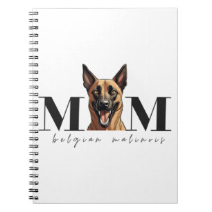 Dog Mom MALINOIS Classic T-Shirt Notebook