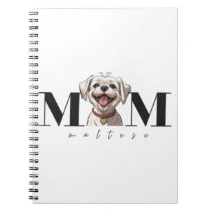 Dog Mom MALTESE Classic T-Shirt Notebook