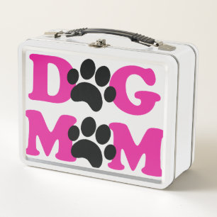 Dog Mom Metal Lunch Box