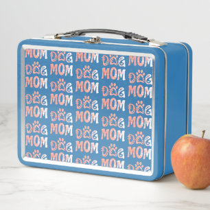 Dog Mom Metal Lunch Box