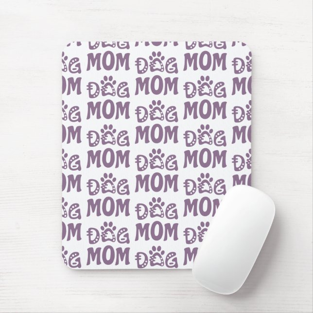 Dog Mom Mouse Pad (With Mouse)
