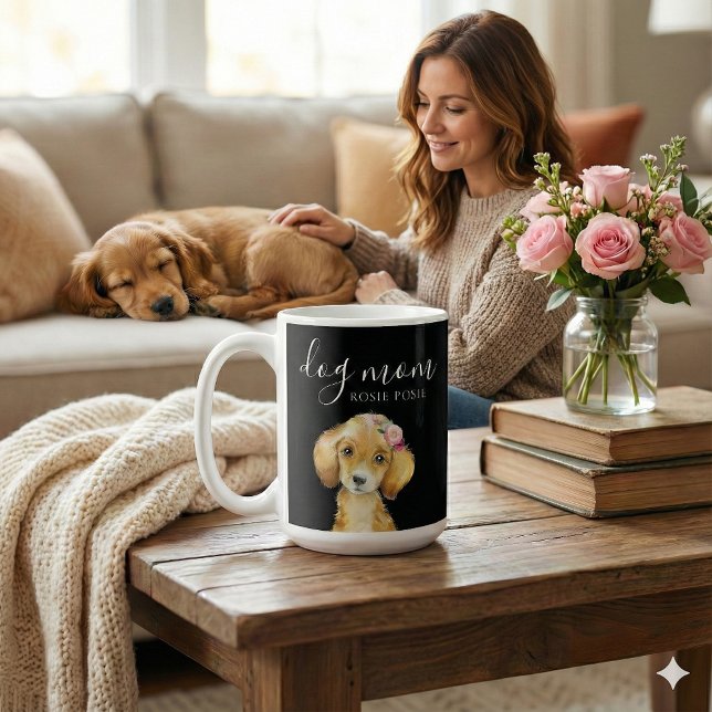 Dog Mom Mug (Celebrate a special dog mom with this cute personalized mug! )
