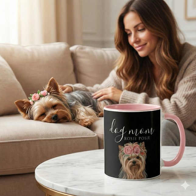 Dog Mom Mug (Celebrate a special dog mom with this cute personalized mug! )