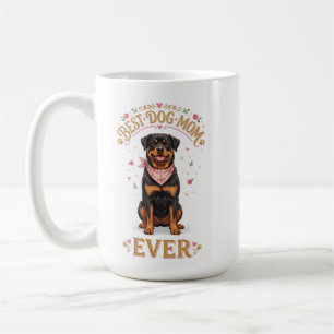 Dog Mom Mug, Rottweiler Mother's Day Coffee Cup