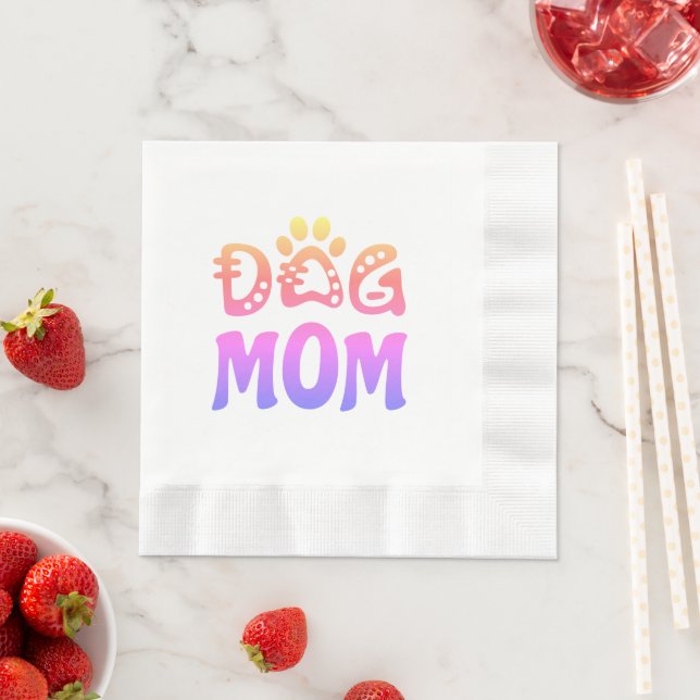 Dog Mom Napkin (Insitu)