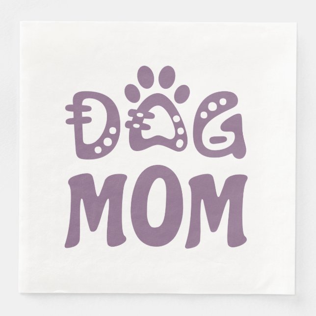Dog Mom Napkin (Front)