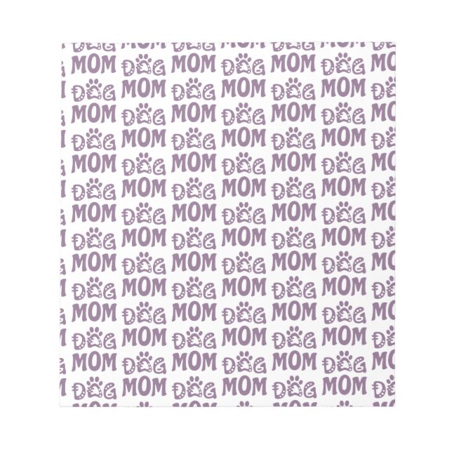 Dog Mom Notepad (Front)