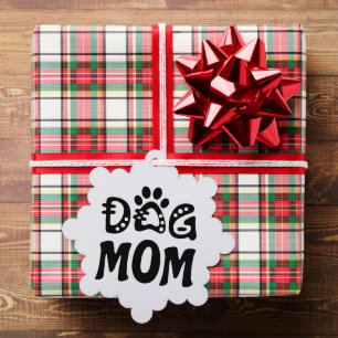 Dog Mom Ornament Card