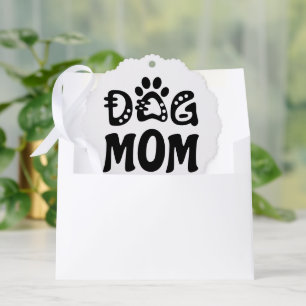 Dog Mom Ornament Card