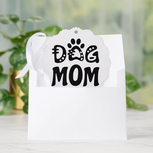 Dog Mom Ornament Card (Envelope)