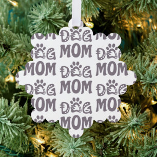 Dog Mom Ornament Card