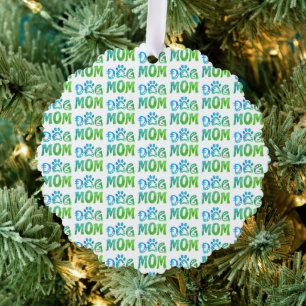 Dog Mom Ornament Card
