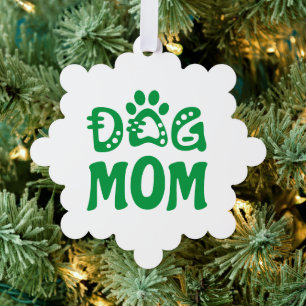 Dog Mom Ornament Card