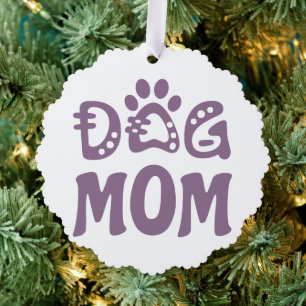 Dog Mom Ornament Card