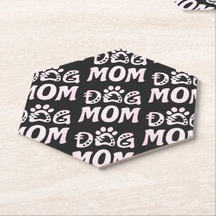 Dog Mom Paper Coaster