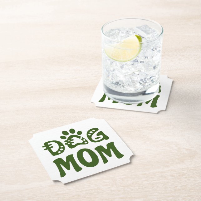 Dog Mom Paper Coaster (Insitu)