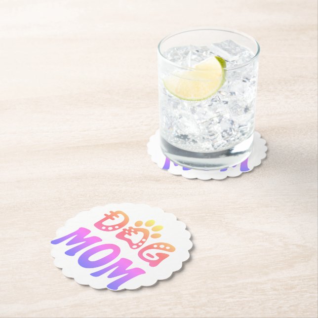 Dog Mom Paper Coaster (Insitu)