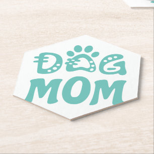 Dog Mom Paper Coaster