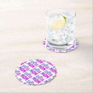 Dog Mom Paper Coaster