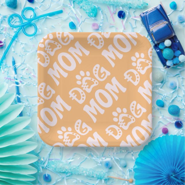 Dog Mom Paper Plate (Party)