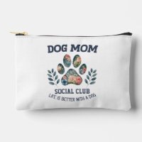 Dog Mom  Paw Floral 