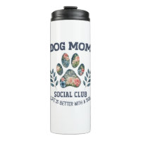 Dog Mom  Paw Floral 