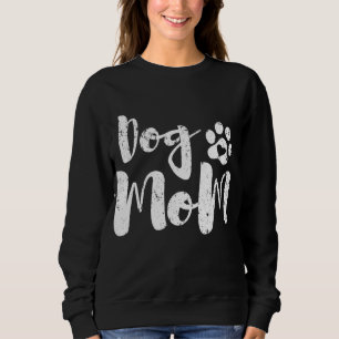 Dog Mom Paw Gift Sweatshirt