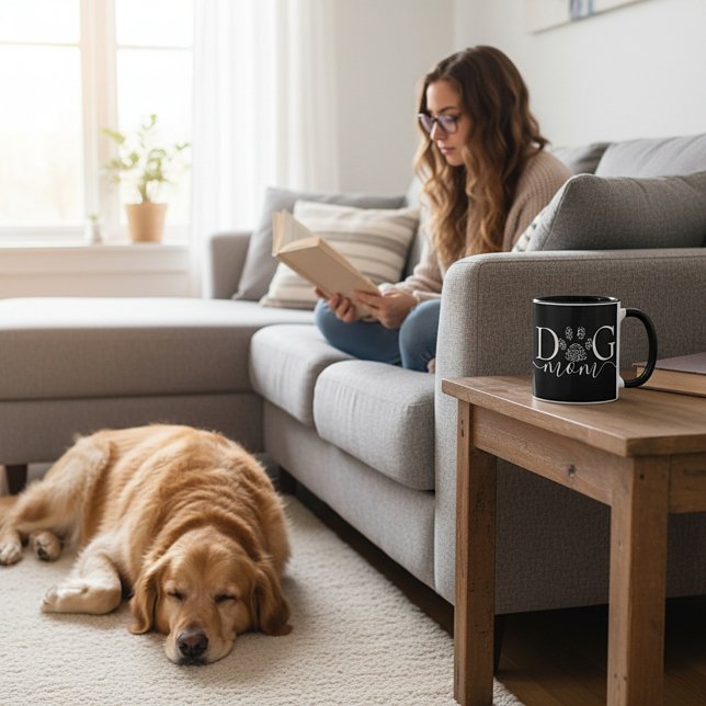 Dog Mom pawprint  Mug (Creator Uploaded)