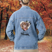 Dog MOM Personalized Heart Dog Lover Pet Photo