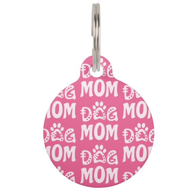 Dog Mom Pet Tag (Front)