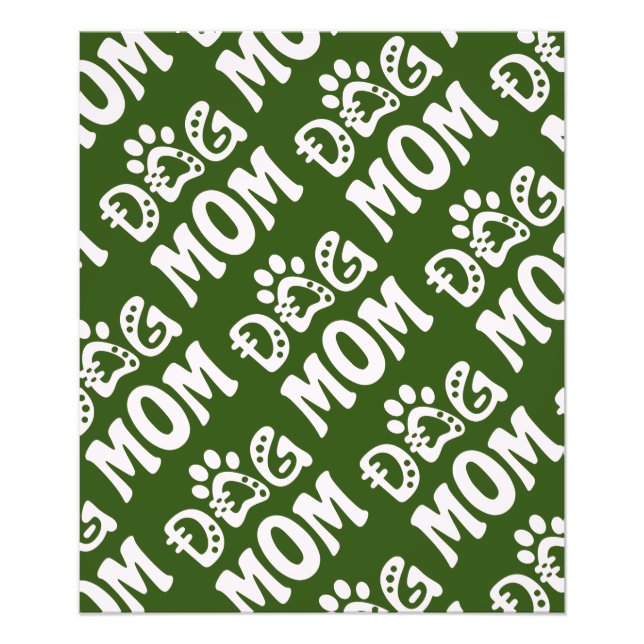 Dog Mom Photo Print (Front)