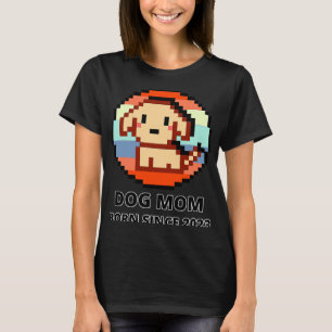 Dog Mom Pixel Since 2023 777 T-Shirt