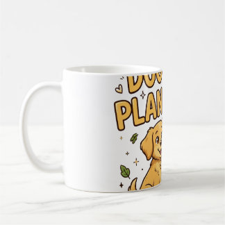 Dog Mom Plant Mom Cute Puppy & Houseplant Tee Coffee Mug