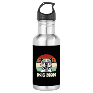 Dog Mom Retro Bulldog Vector 532 Ml Water Bottle
