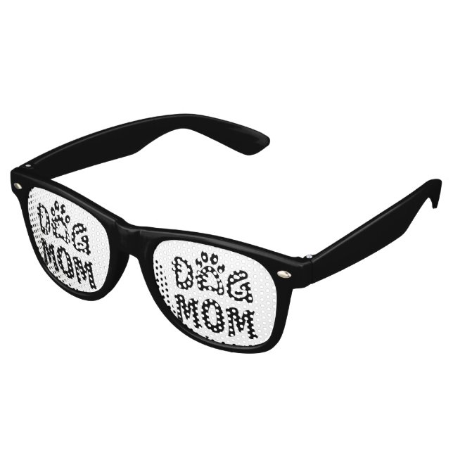 Dog Mom Retro Sunglasses (Angled)