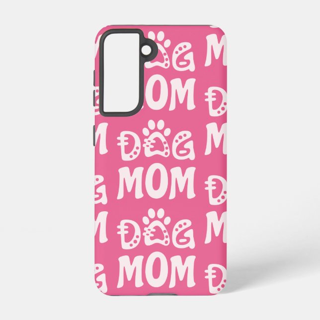 Dog Mom Samsung Galaxy S21 Case (Back)