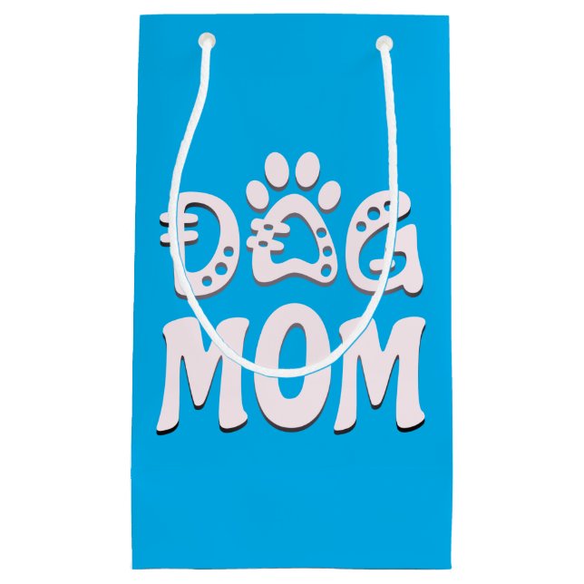 Dog Mom Small Gift Bag (Front)