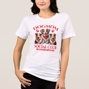 Dog Mom Social Club Tri-Blend Shirt
