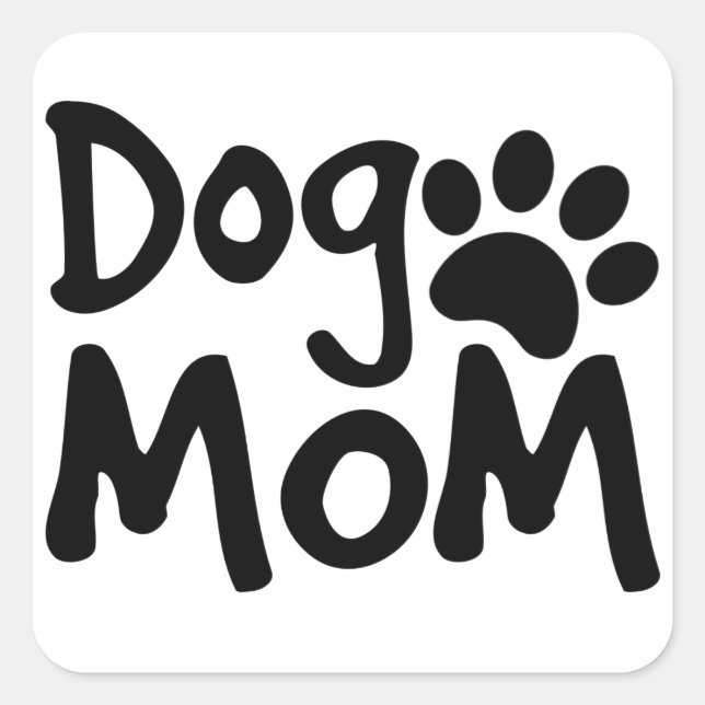 Dog Mom sticker (Front)