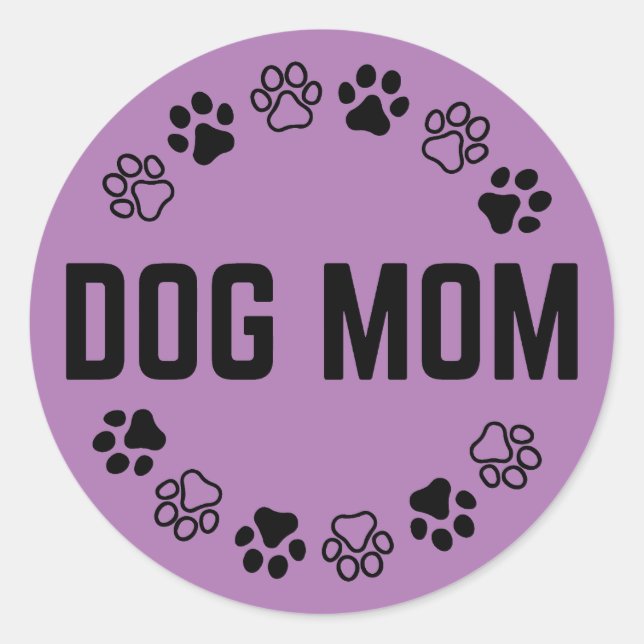 Dog Mom Sticker (Front)