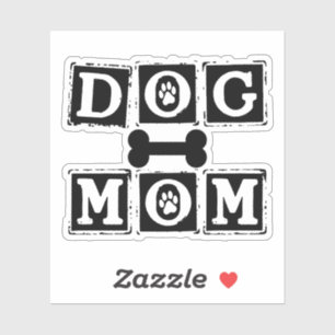 Dog mom stickers, dog stickers, dog mama