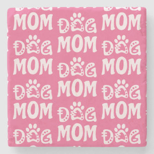 Dog Mom Stone Coaster