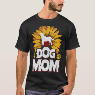 Dog Mom Sunflowers Dog  Dog fan Doggie Dogs Mom T-Shirt