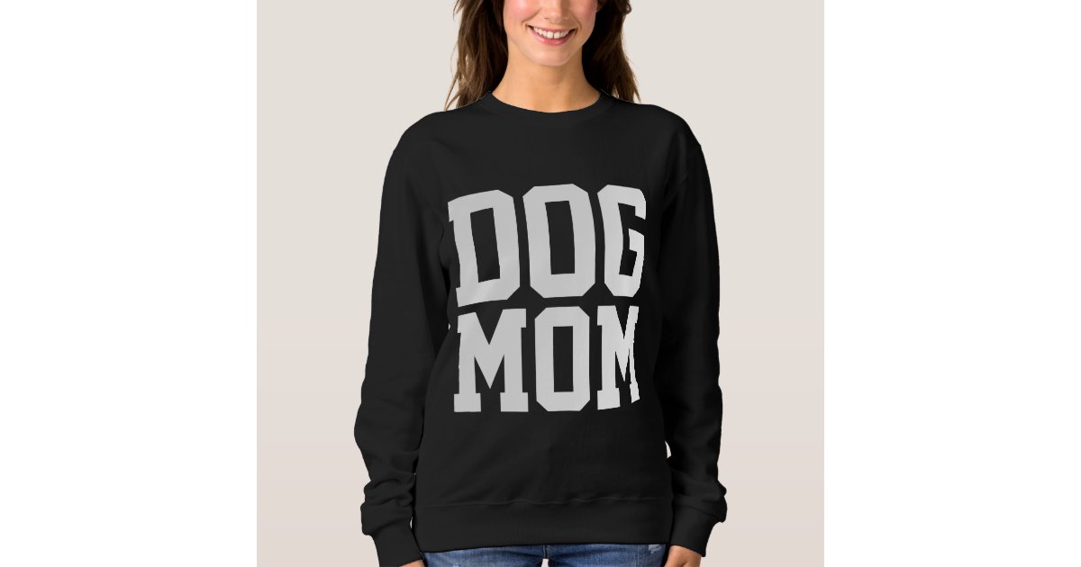 Dog Mom T-shirts In Black 