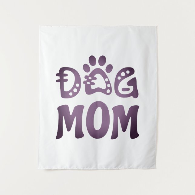 Dog Mom Tapestry (Front)