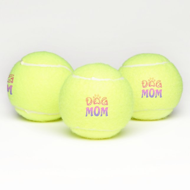Dog Mom Tennis Balls (Multi)