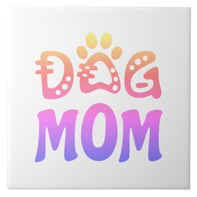 Dog Mom Tile (Front)