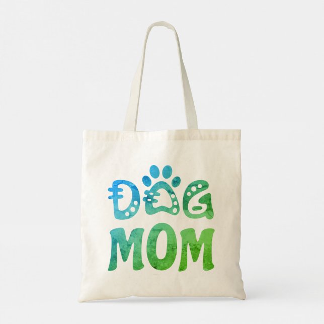 Dog Mom Tote Bag (Back)