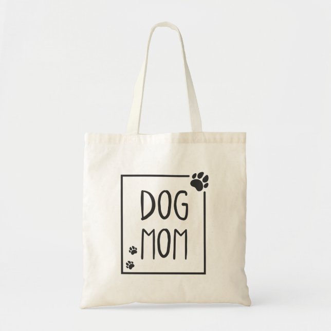 Dog Mom Tote Bag (Front)