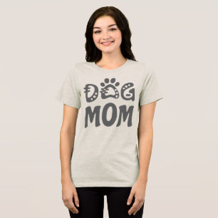 Dog Mom Tri-Blend Shirt